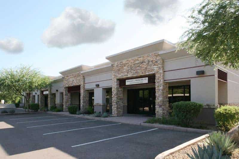 surgery center parking area